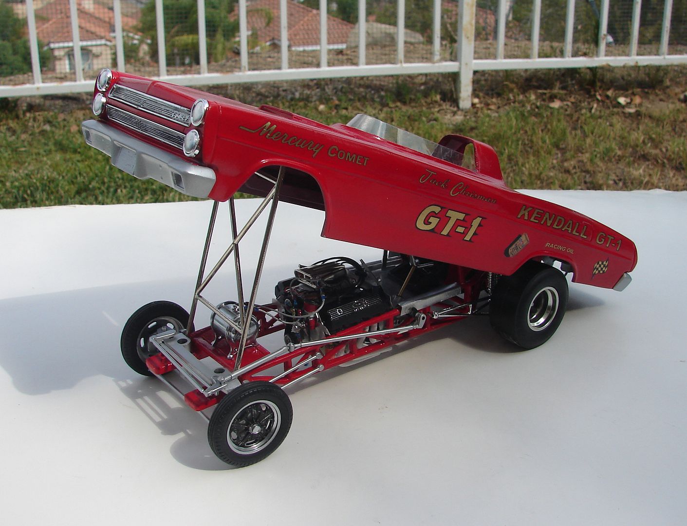 Finished Jack Chrisman's Comet Roadster 82216 WIP Drag Racing
